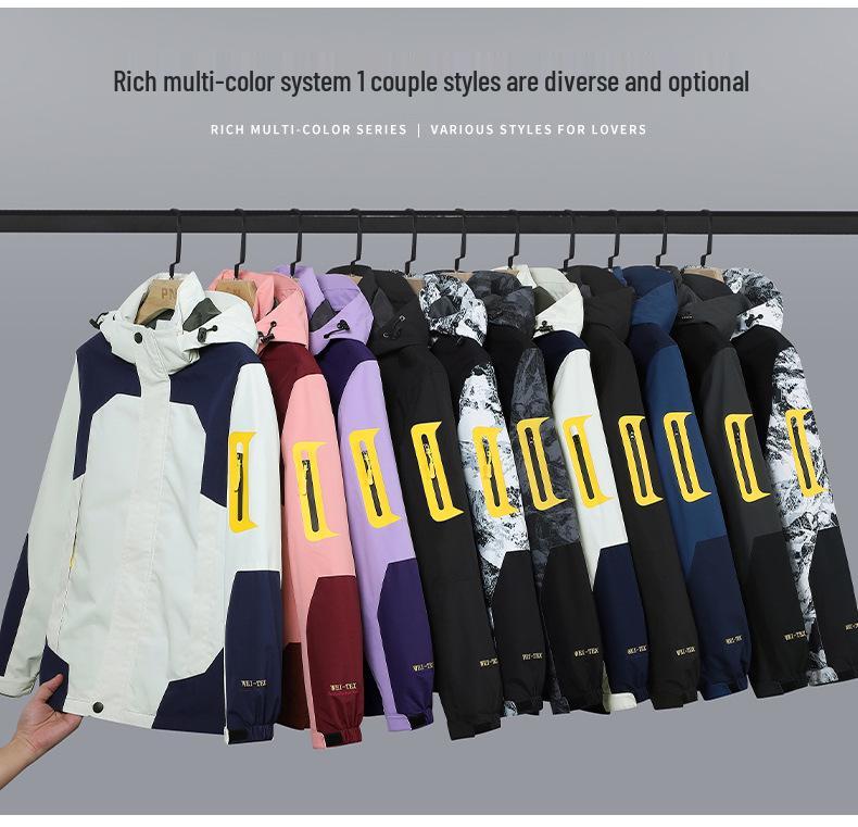 Unisex Waterproof & Windproof Softshell Jacket for Outdoors