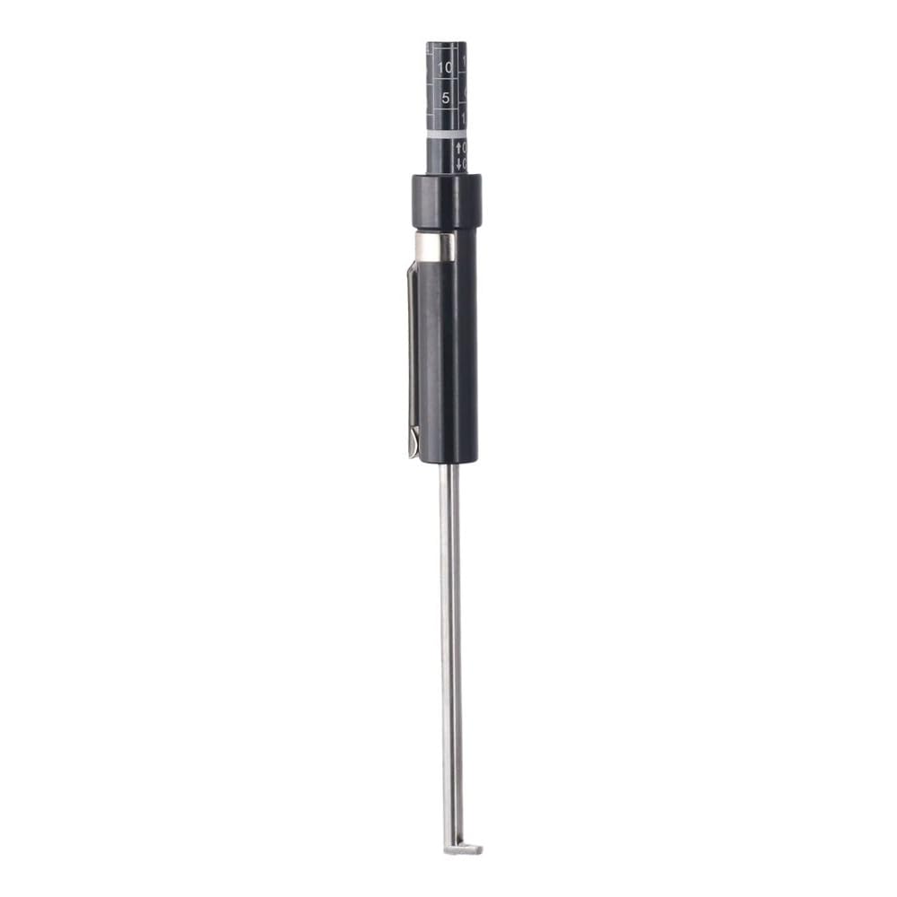Car Brake Pad Measuring Tool, Stainless Steel Black Measuring Tool Thickness Gauge with Scale for Car, Car, Car, Truck