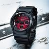 Casio Men's Resin 200M Water Resistant Analog Shock Resistant Quartz Watch GAW-100AR-1A