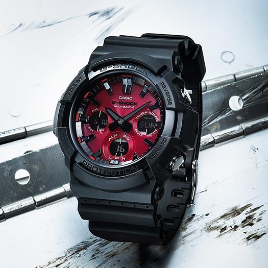 Casio Men's Resin 200M Water Resistant Analog Shock Resistant Quartz Watch GAW-100AR-1A