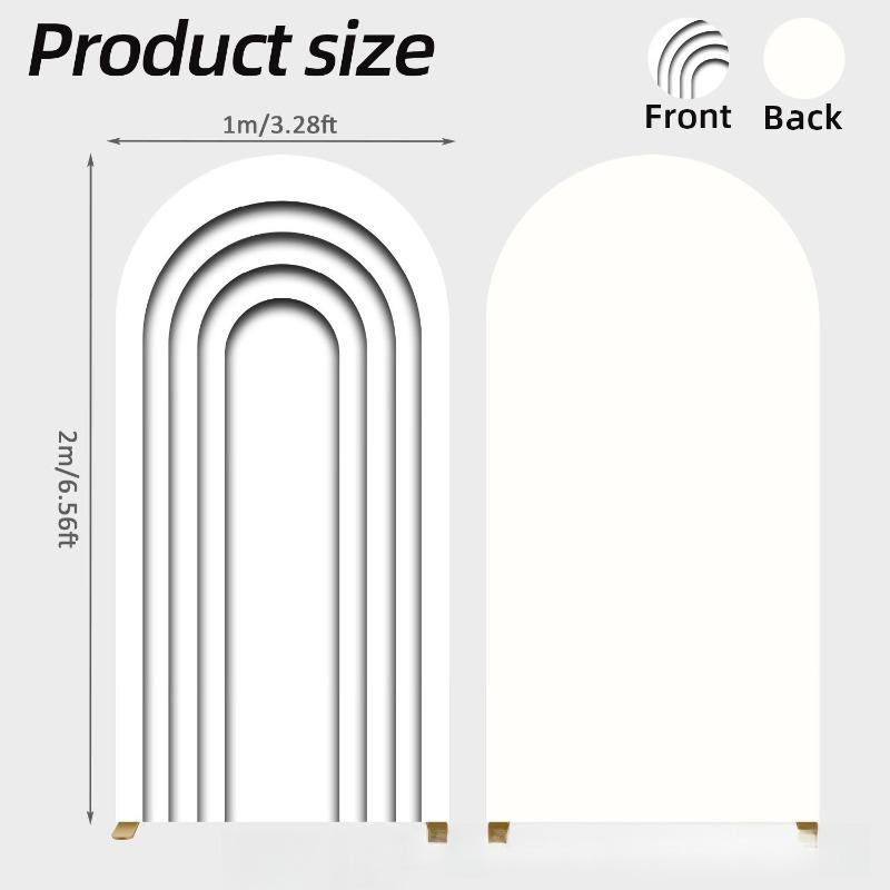 86x200cm Print Arch Cover Spandex Fitted Backdrop for Cow Theme Photo Background Birthday Party Baby Shower Wedding Decorations