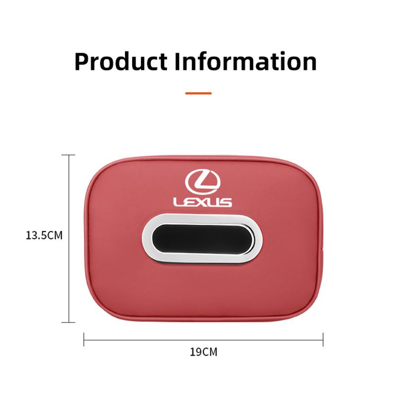 Auto-Taschentuchbox Leder-Taschentuch-Aufbewahrungstasche Für Lexus RX330 IS250 Ct200h ES300h RX350 IS300h Kleenex-Halter Auto-Innenzubehör