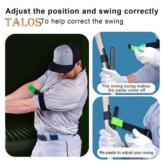 Baseball Swing Trainer Bands Elastic Baseball Softball Hitting Resistance Band Batting Training Equipment for Improving Arm Strength