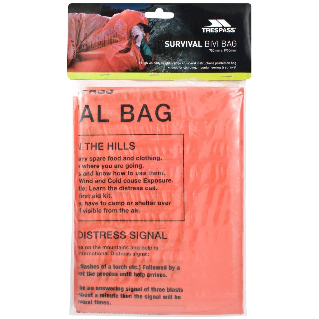 Trespass Radiator High Visibility Bivi Survival Bag