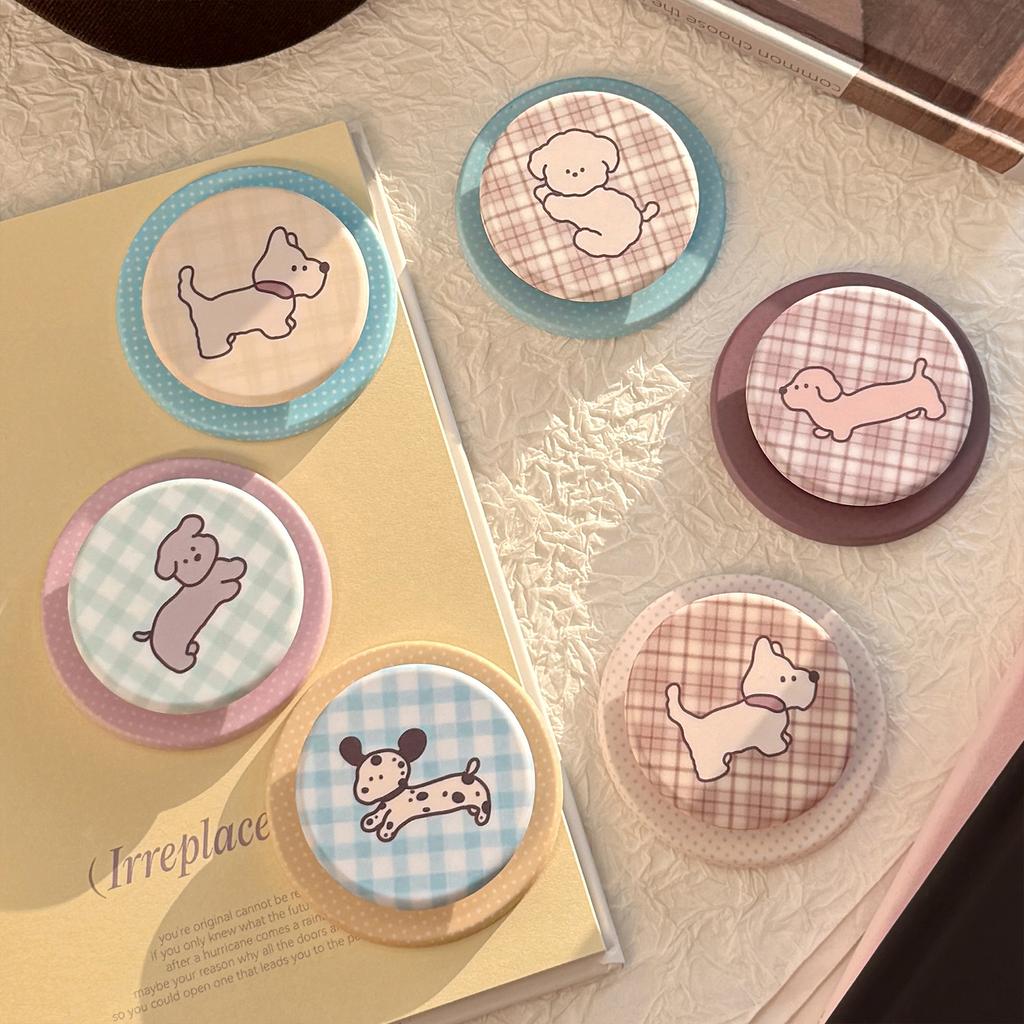 Suitable for puppies with contrasting color patterns Magsafe Magnetic stand, film phone airbag stand, retractable and portable cartoon design