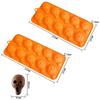 Halloween Candy Chocolate Molds 3D Skull Pumpkin Witch Hat Bat Spider Shape for Baking Chocolate Jelly Gummy Dessert
