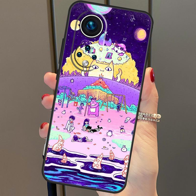 

Omori Case For Honor X8b X9b 90 70 50 Magic 5 Pro Magic 6 Lite X6 X7 X8 X9 X6a X7a X8a X9a Cover Honor X8 4G