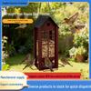 New Hanging Metal Bird Feeder - Hummingbird Nectar Wrought Iron Birdhouse Décor