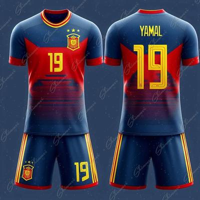 Yamal Children's Quick Drying Sports Kit, Spain Team Jersey Number 29, Boys' Sports Kit, New Product for 2026