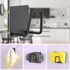 Kitchen Sink Sponge Holder Rustproof Stainless Steel Self Adhesive No Drill Wall Mounted Drain Rack Storage Organizer Hook Acc
