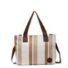 Commuter Bag Women's Large-capacity Bag New Casual College Student Class Bag Canvas Shoulder Tote Bag