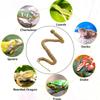 Reptilien Ranken Terrarien Dekorationen Biegsame Dschungel Kletterranke Flexible Kokosfasern Ranke für Amphibien Klettern Verstecke