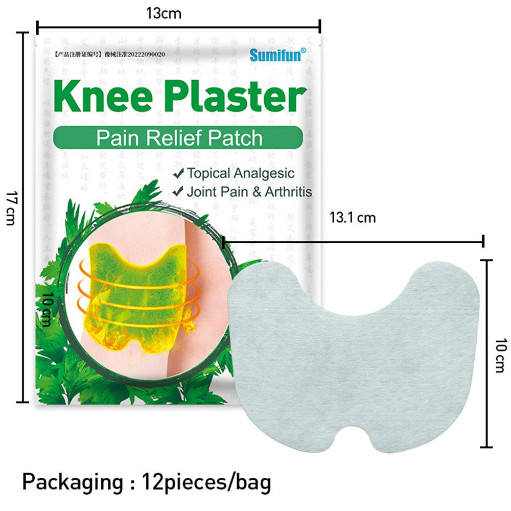36pcs Wormwood Knee Plaster Pain Relief Patches Chinese Herbal Medical Plaster Muscle Joint Stickers