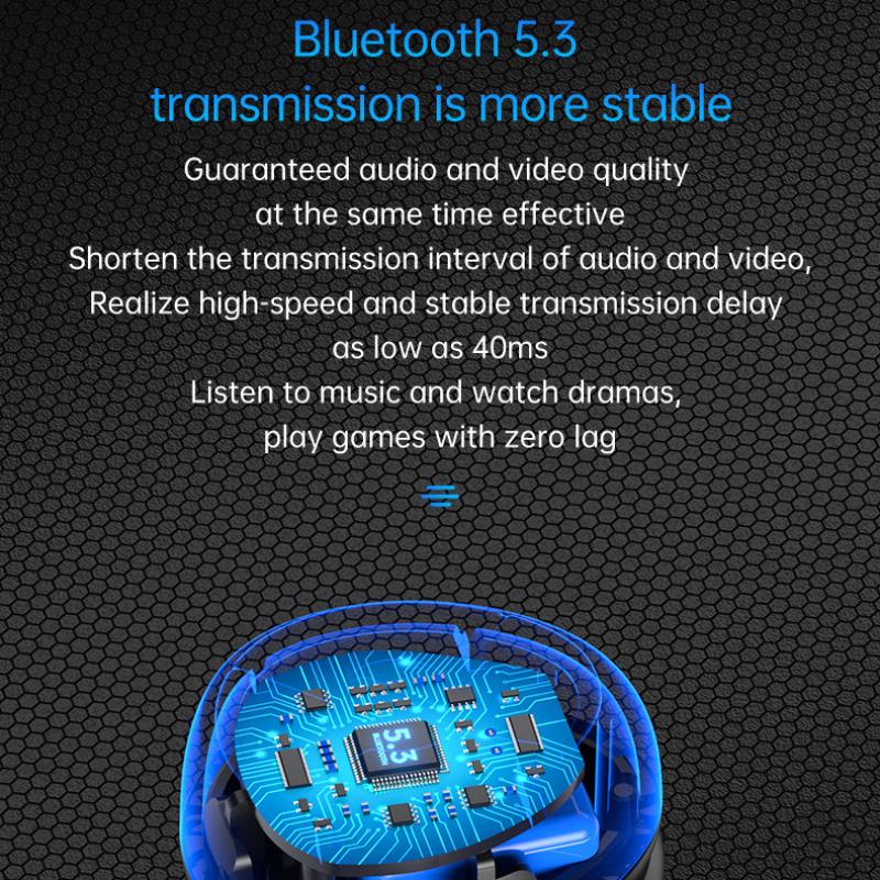 Nový produkt Mechanical Metal Sense TWS Noise Reduction Delay Bezdrátová Bluetooth 5.3 sluchátka