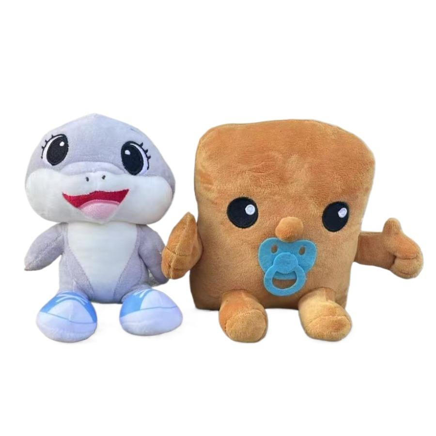 Kawaii Hai Plüschpuppen Italienische Brainrot Plüschtier Niedliche Telalaero Telala Stofftier Hai Weiche Anime Puppen Geburtstagsgeschenk