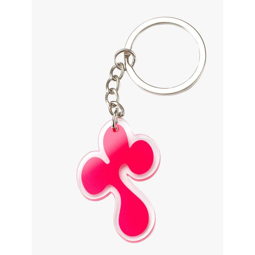 RECLOW PINK CLOVER ACRYLIC KEYRING