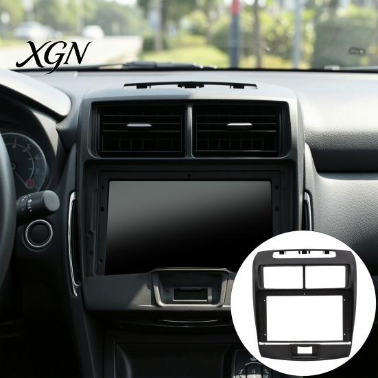 Car Radio Mounting Bracket 9-Inch Fascia Frame for Toyota Avanza, 2012 Dashboard Console Panel Bezel Center Navigation Dash Bracket, Replacement Heat