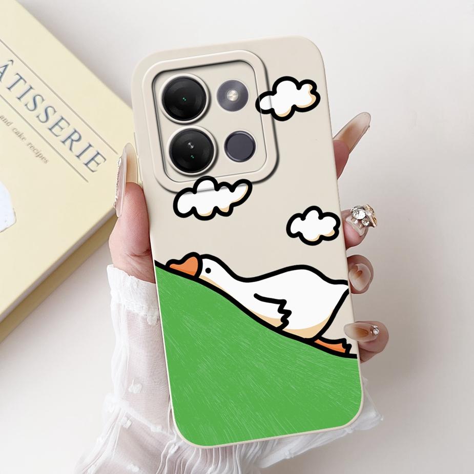 For Infinix Smart 7 HD Case X6516 Cute Funny Cartoon Cover Shockproof Phone Case For Infinix Smart 7 Plus Smart7 X6515 Soft Bags