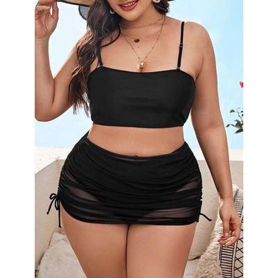 Bikinis de Tallas Grandes para Mujer de Cintura Alta, Ropa de Baño y Ropa para Mujer