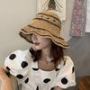 Summer Hat Women Straw Sun Hat Big Wide Brim Sunshade Folding Sunhat Korean Style Sunscreen Beach Accessories Sunhat Bucket Hat