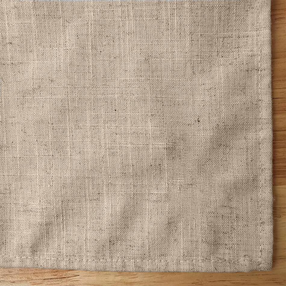 Linen Napkins Beige 10 Pieces 45X45Cm