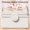 Household Medicine Storage Box with Safety Lock And Transparent Top Cover