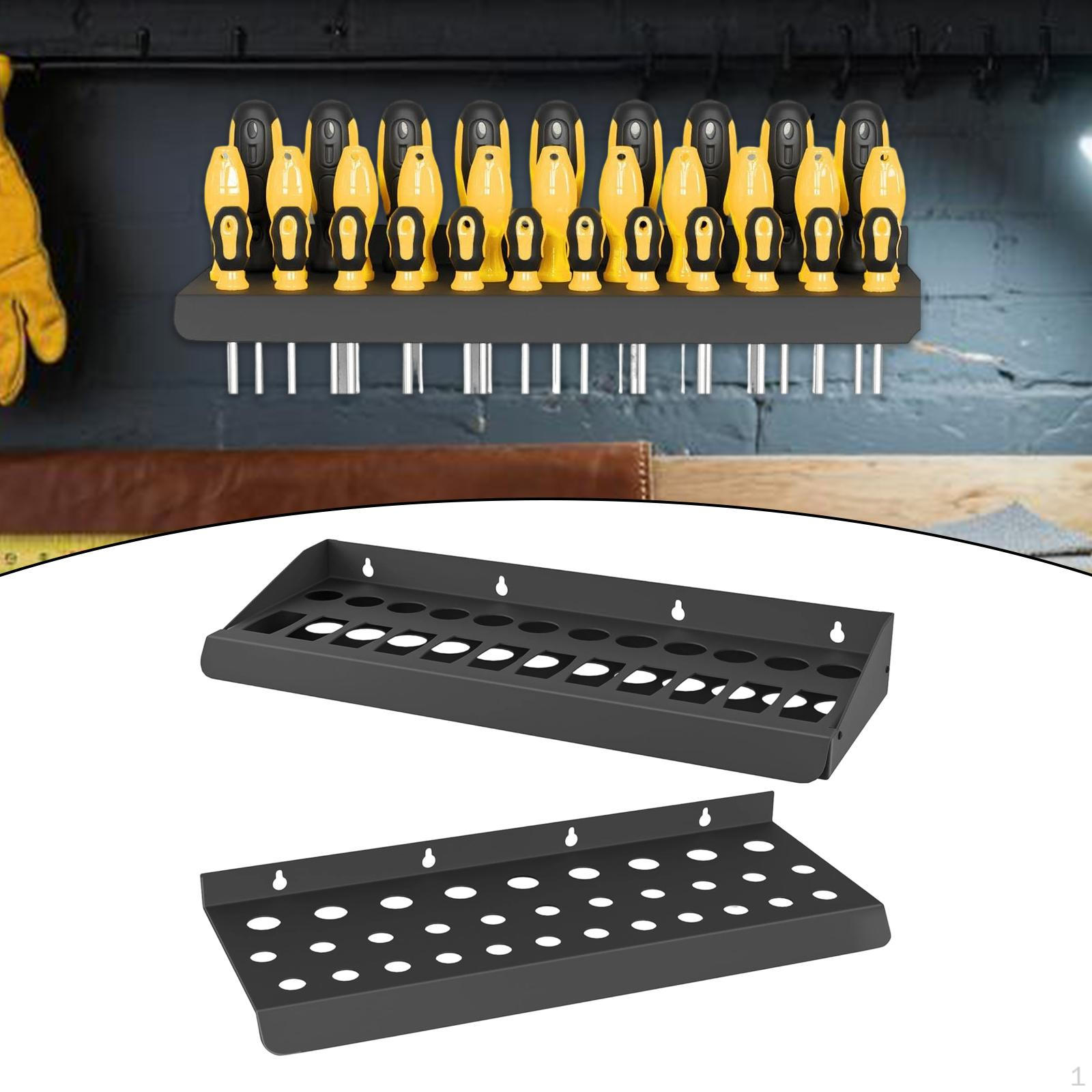 

2x Screwdriver Pliers Organizer Organizers and Storage Rack for Workshop Tool Chest