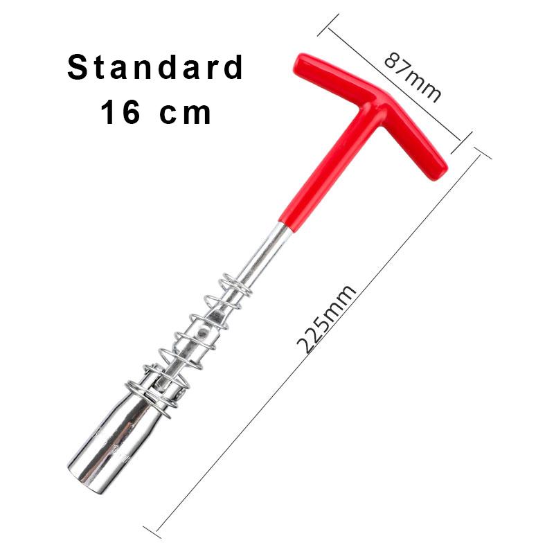 16mm/21mm Zündkerzen-Entfernungswerkzeug Schraubenschlüssel 360 Grad Drehung Zündkerzen-Steckschlüssel Auto-Reparaturwerkzeug T-Griff