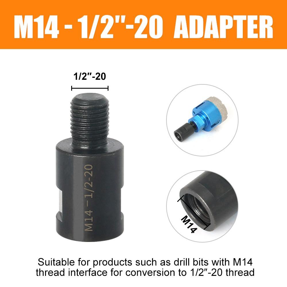 1Pcs Adaptive Shaft Thread Converter Connector M10 M14 5/8-11 Connecting Rod
