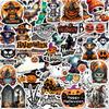 50 Halloween Horror Graffiti Stickers for DIY Decoration - Perfect for Phone Cases, Suitcases, Water Cups, and Desktops.