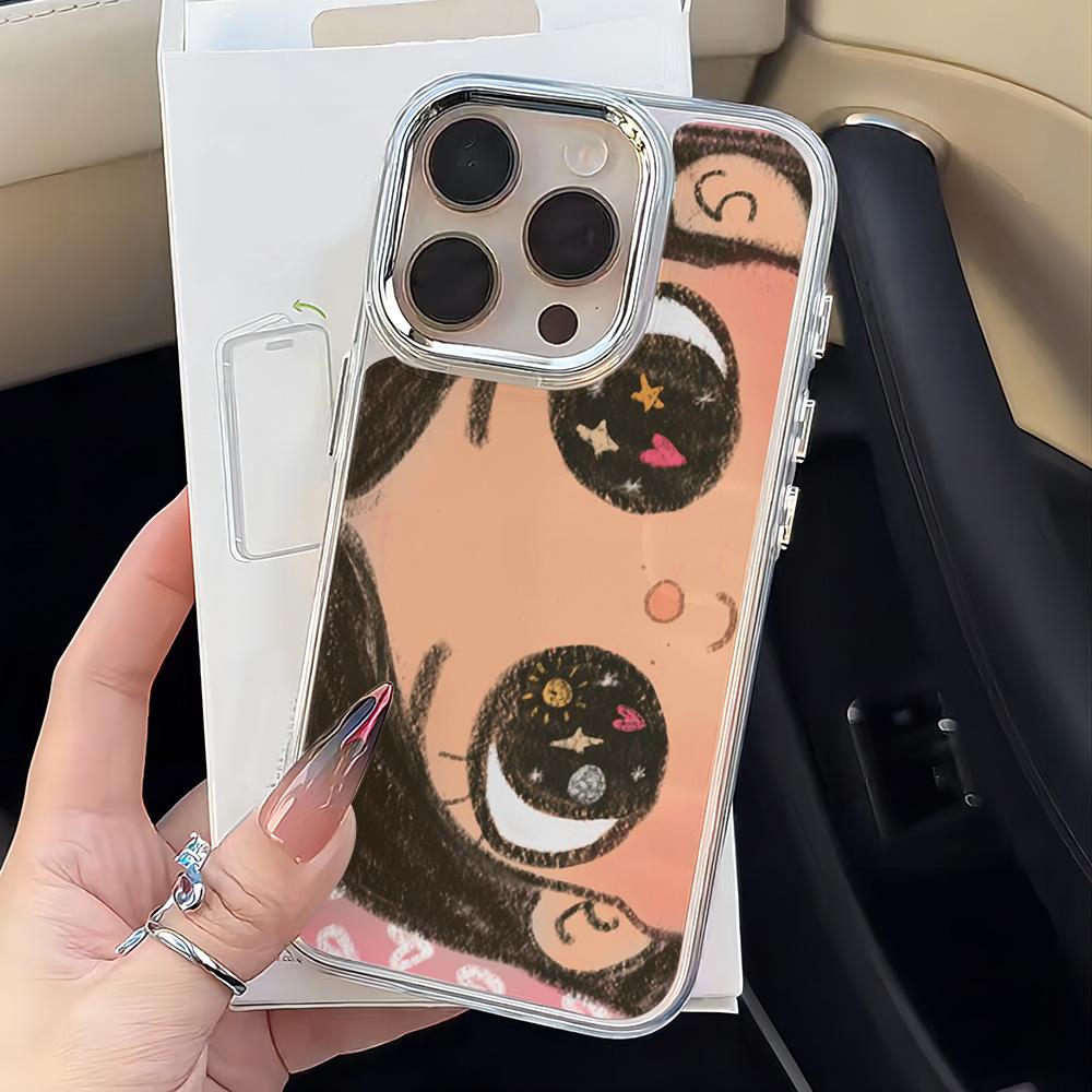 Cute Big Eyes Girl Phone Case for Vivo Y400 Y39 Y29 Y04 Y38 Y28 Y19S Y03 Y78 Y36 Y17S Y100 Y75 Y22S Y02 4G 5G Clear Soft Cover