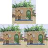 Cat Pvc Miniature House Scene Decor With 3d Printing For Garden And Gift Use
