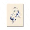 Classic Koi Fish Painting Prints Japanese Style Canvas Posters Modern Wall Art Pictures for Living Room Home Decoration Cuadros