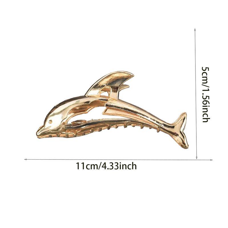1pc Dolphin shaped clip, new hair clip, elegant temperament, butterfly shark clip, cool hair accessory