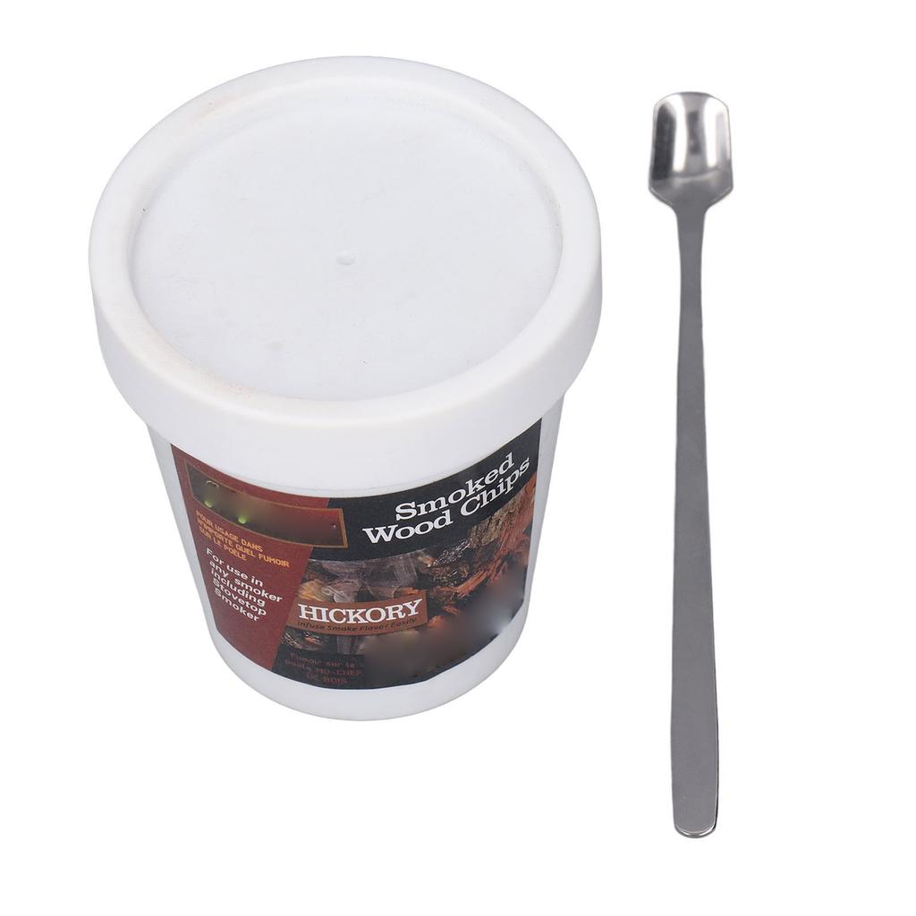 Wood Chips for Cocktail Smoker Natural Handmade Wood Chips with Storage Box and Spoon for Whiskey