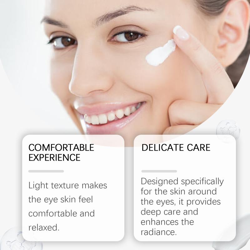 

Нежный крем для век с растительными экстрактами Увлажняющий Питательный Помогает в уходе за кожей вокруг глаз Способствует улучшению гладкости Сияния one size