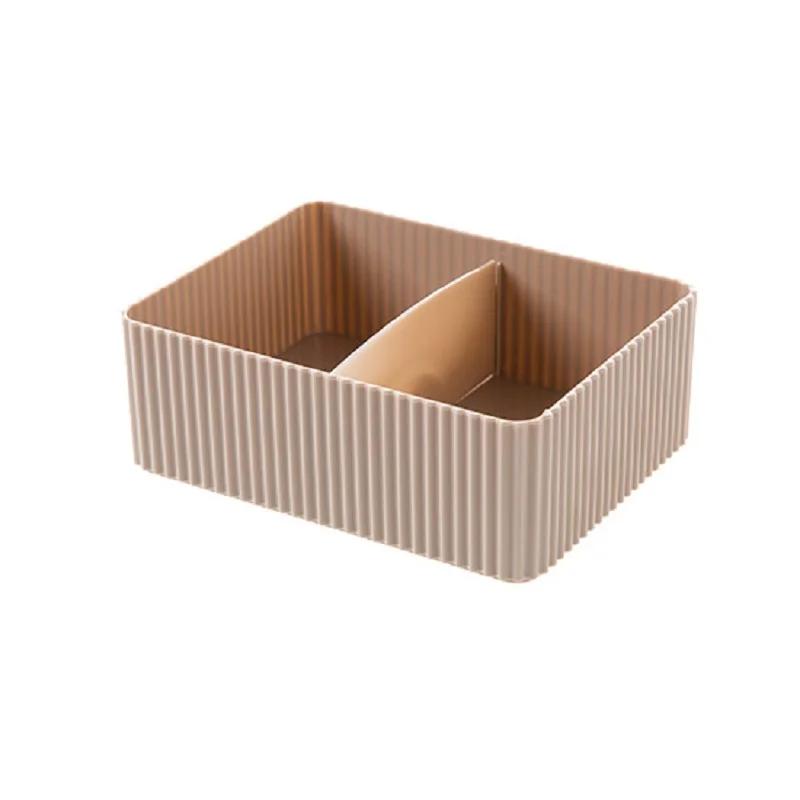 

Home Storage Container Plastic Grid Desktop Sundries Storage Box Makeup Organizer Cosmetic Closet Bin Office Bathroom Home Use