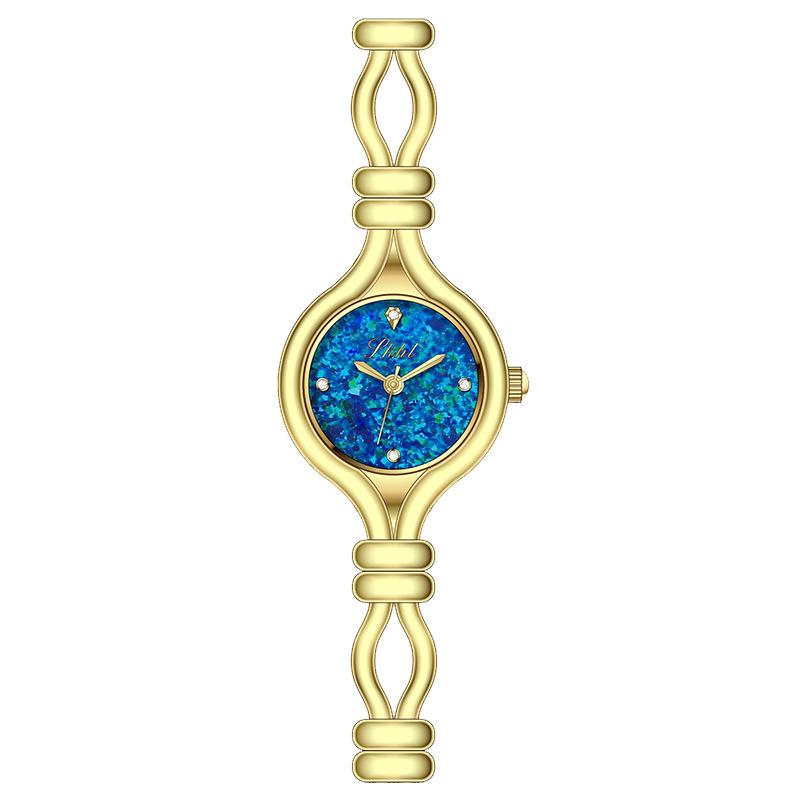 Elegant Women'S Wristwatch, New Light Luxury Small Gold Watch, High-End Bracelet Watch, Exquisite And Versatile Timepiece