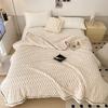 LISM Winter Golden Velvet Single Layer Blanket