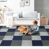 30cm Floor Carpet Self Adhesive Stickers Square Rugs Peel and Stick Mat DIY Flooring for Kitchen Dining Room Bedroom Home Decor