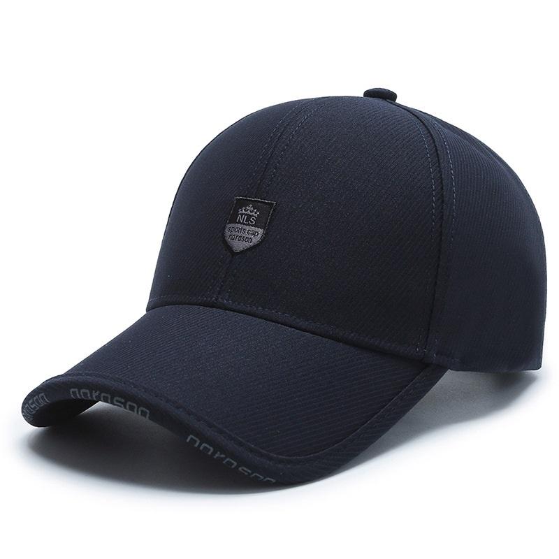 New Black Baseball Caps For Men Women Sunhat Solid Letter Sunscreen Cap Outdoor Fishing Running Hip Hop Baseball Hats Casquette