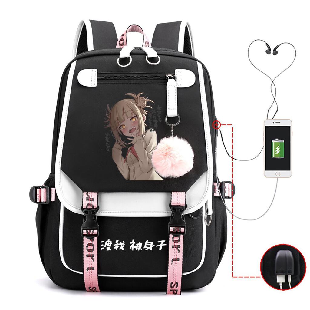 My Hero Academy Has the Same Peripheral Backpack, Animation Two-dimensional Printing, Primary and Secondary School Schoolbag.