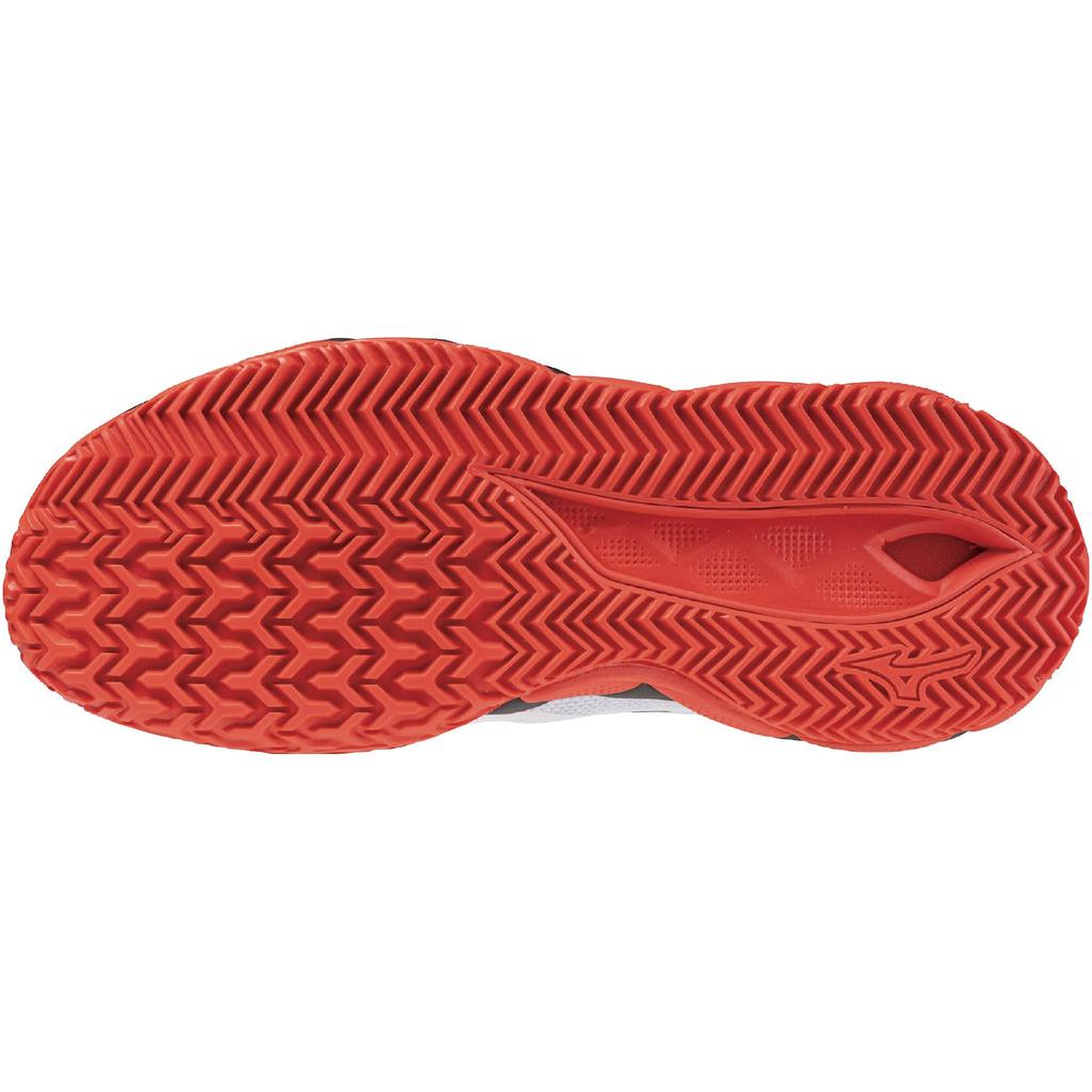 Tennis Shoes Wave Enforce Tour OC Artificial Grass Court Club Activities Lightweight Soft Tennis Hard Tennis White X Dark Gray X Red Cm 2E [Mizuno]