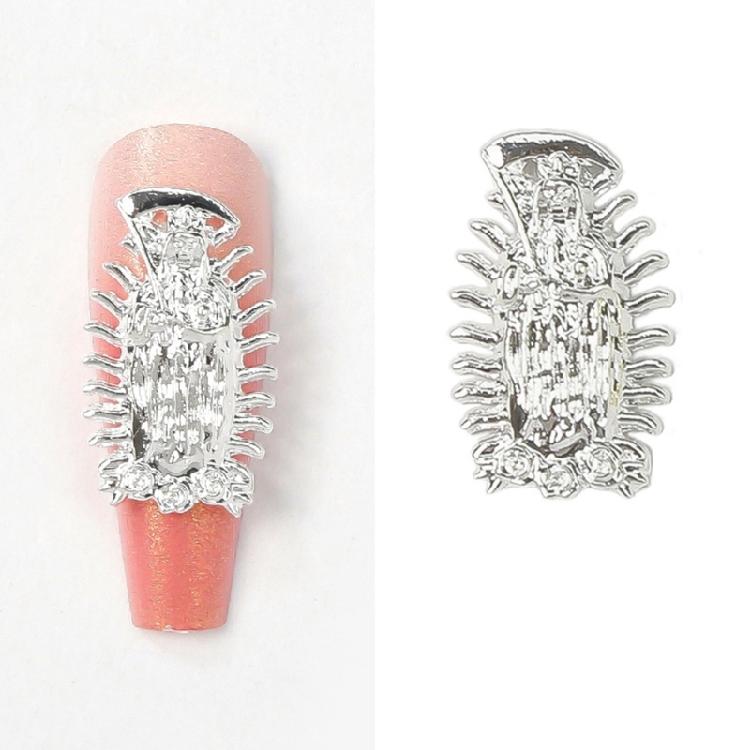 Embossed Nail Charms 3D Scorpion Nail Art Accessories for DIY Nail Art Design