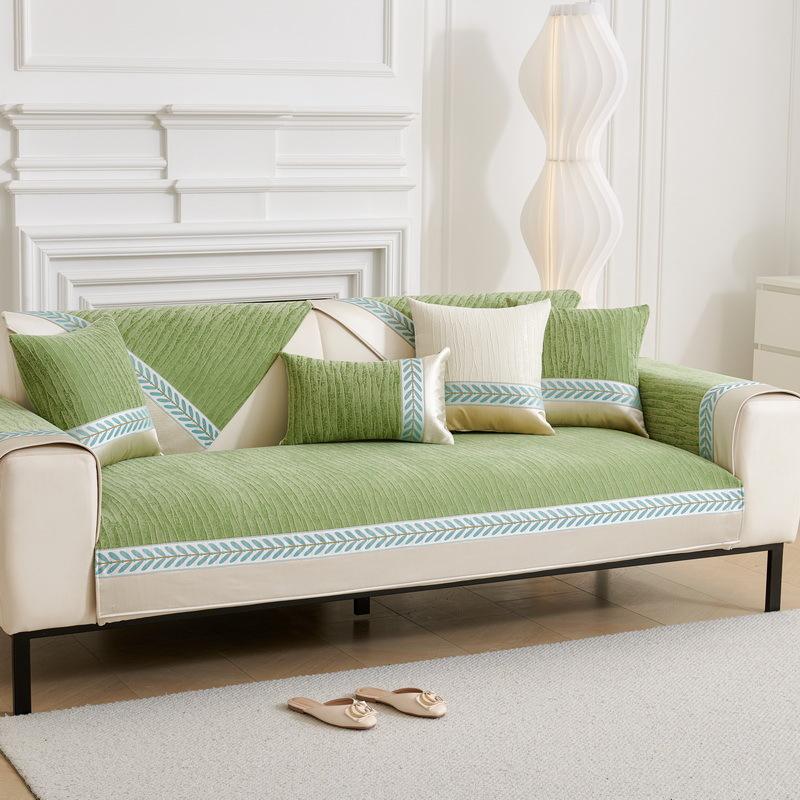 

Simple Wind Chenille Sofa Cushion Universal In All Seasons New Non-Slip Seat Cushion Leather Sofa Cover Cover Cloth Towel 70*70cm