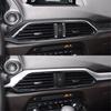 4Pcs For Mazda CX-9 2016- Carbon Fiber Interior Dashboard Cover Trim