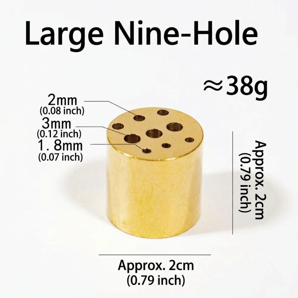 9 Holes Incense Holder Compact Ornament Fragrance Incense Stick Plate Versatile Vintage Mini Vase Meditation