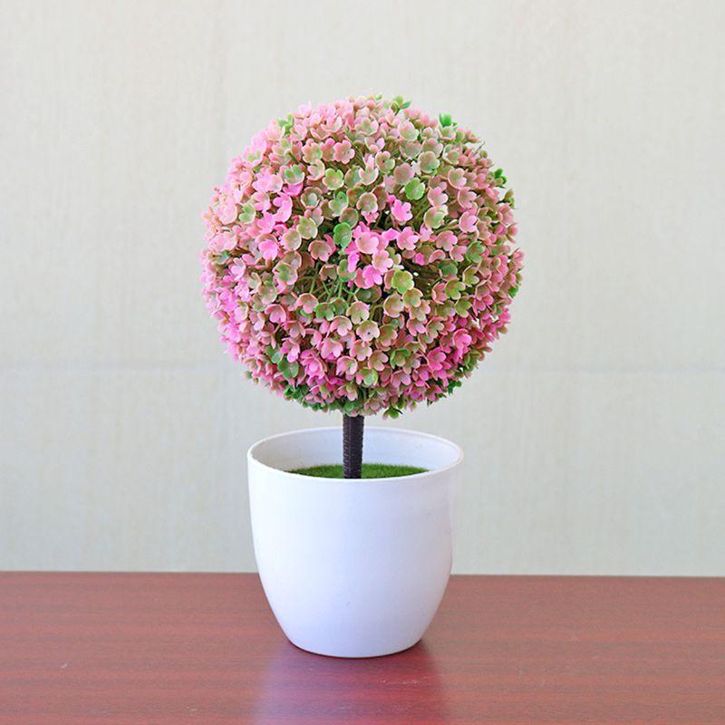 Beautiful Decorative Artificial Ball Plant Tree In Pot For Weddings And Parties