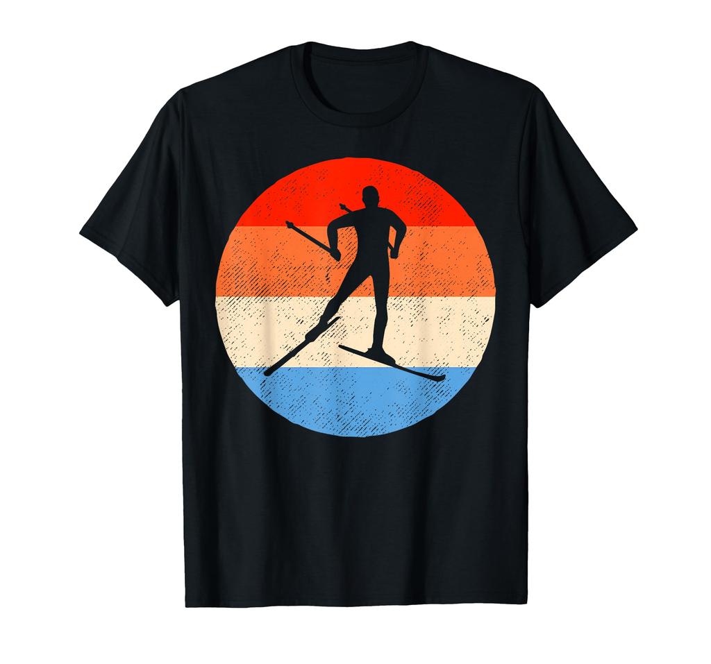 Cross Country Skiing Vintage Skier T-Shirt