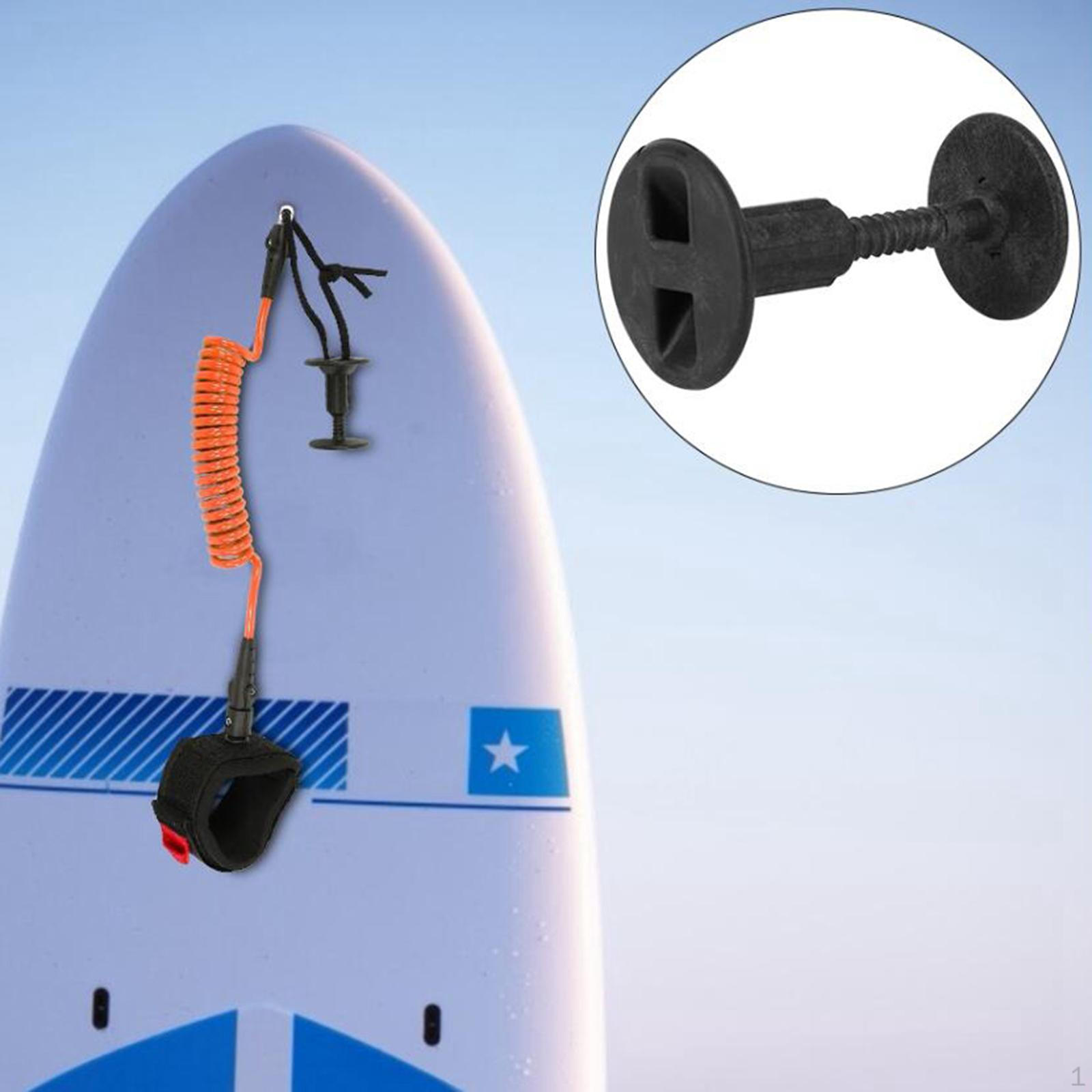 

Solid Surfboard Leash Black Accessories